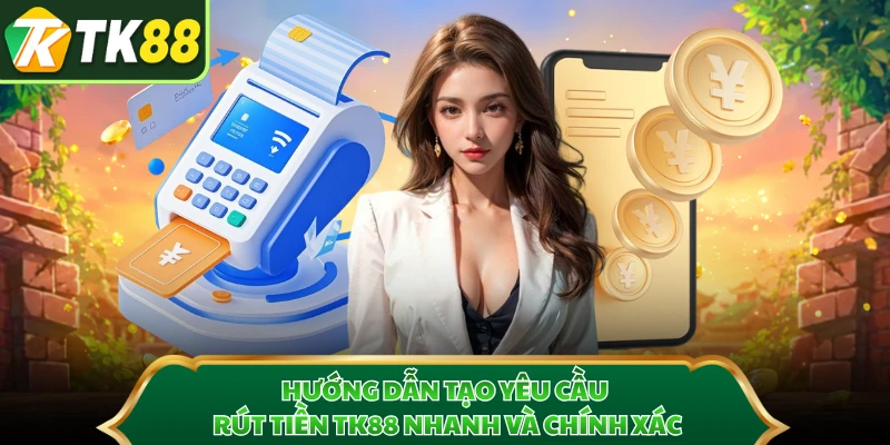Hướng dẫn tạo yêu cầu rút tiền TK88 nhanh và chính xác 